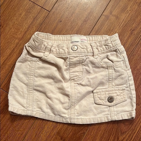 Old Navy Other - Old Navy Kids Cream Skirt